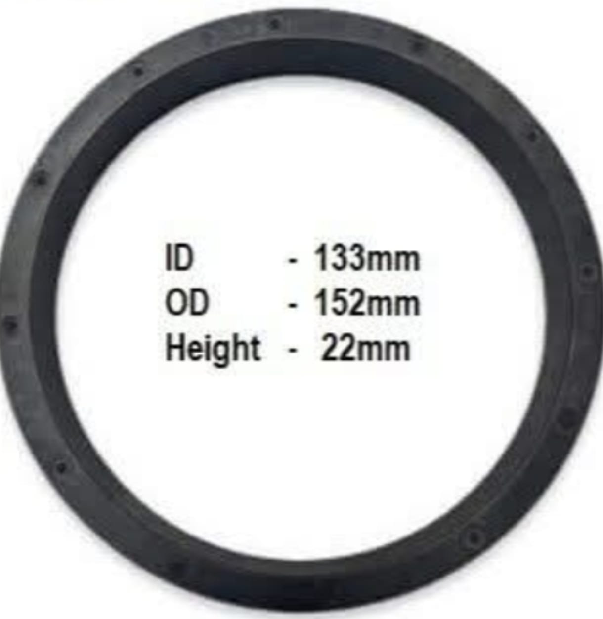 Ferrite ring magnet with ID OD Height specification